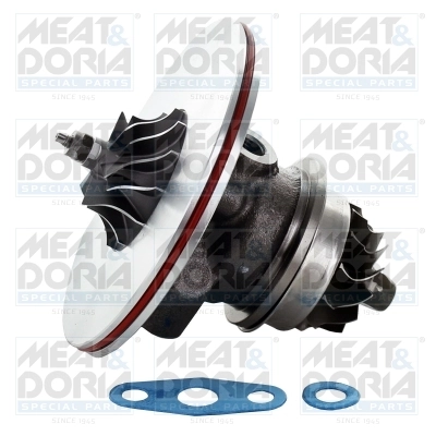Core assembly, turbocharger